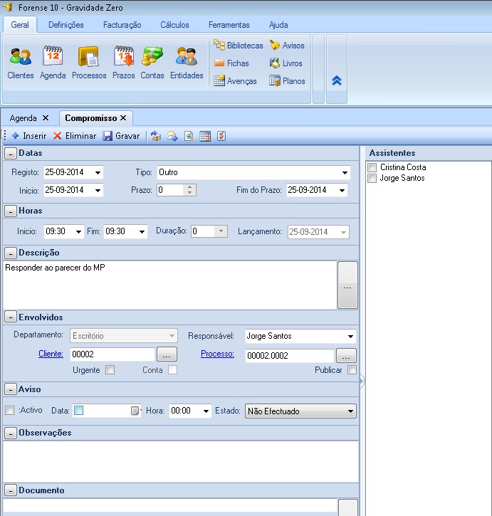 Forense- Software de Gestão de Escritorios para Advogados ...