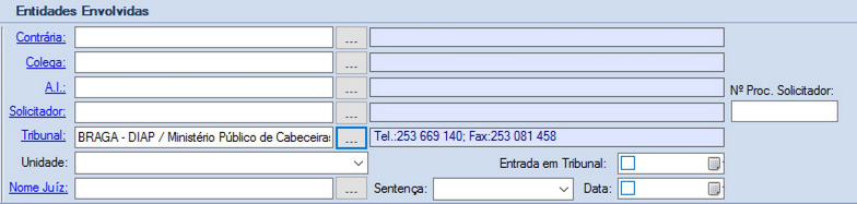 Area Processo Entidades Tribunal Cabeceiras